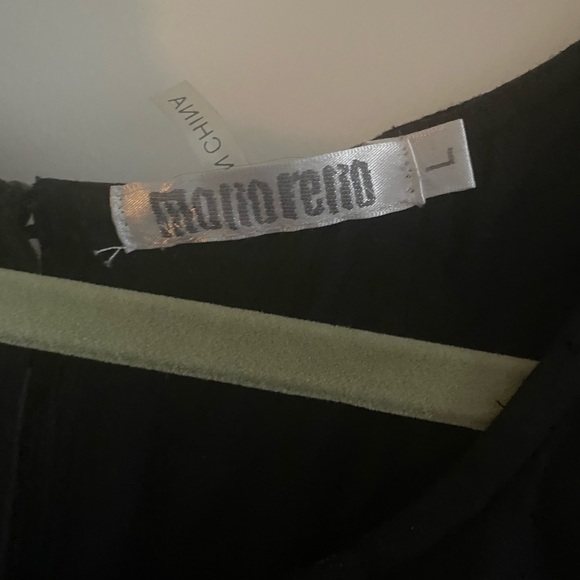 Modcloth Monoreno Black Sleeveless Dress With Belt - Picture 5 of 10